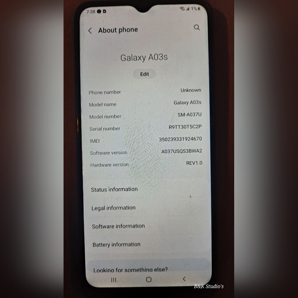 Samsung Galaxy A03s